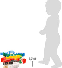 small foot Domino Rally