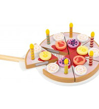 Cuttable Birthday Cake with Candles