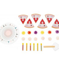 Cuttable Birthday Cake with Candles