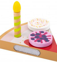 Cuttable Birthday Cake with Candles