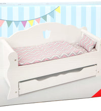 small foot Doll bed with Drawer