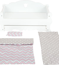 small foot Doll bed with Drawer