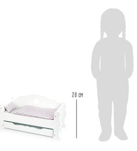 small foot Doll bed with Drawer