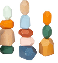 small foot Balance and building blocks - Montesorri Principle, Safari