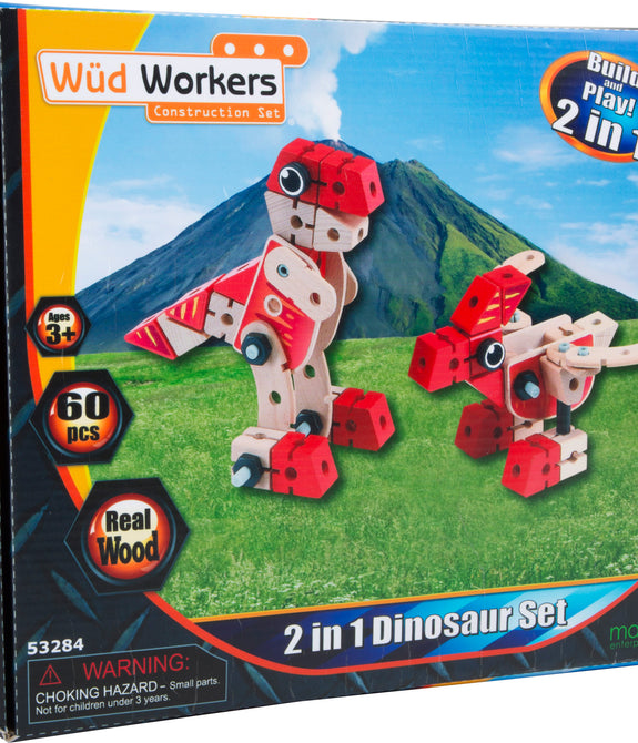 2 i 1 dinosaur sæt 