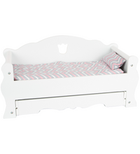 small foot Doll bed with Drawer