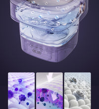 大宇折叠内衣裤洗衣机小型迷你内裤清洗机专用机器懒人袜子洗衣机