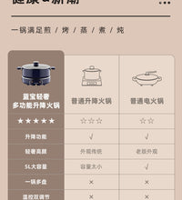 蓝宝轻奢多功能升降电火锅