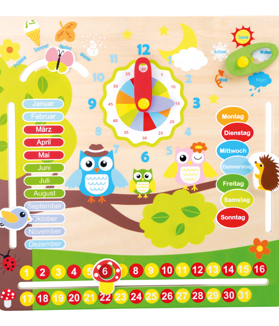 small foot Learn, Clock and Seasons / German