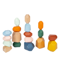 small foot Balance and building blocks - Montesorri Principle, Safari