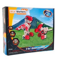 2 i 1 dinosaur sæt 
